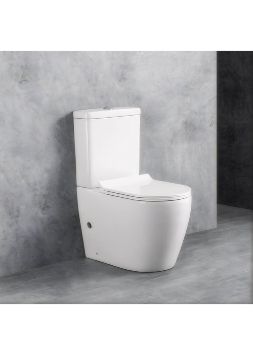 Унітаз компакт Rosa Alomouc  із сидінням дюропласт soft-close, 1219A