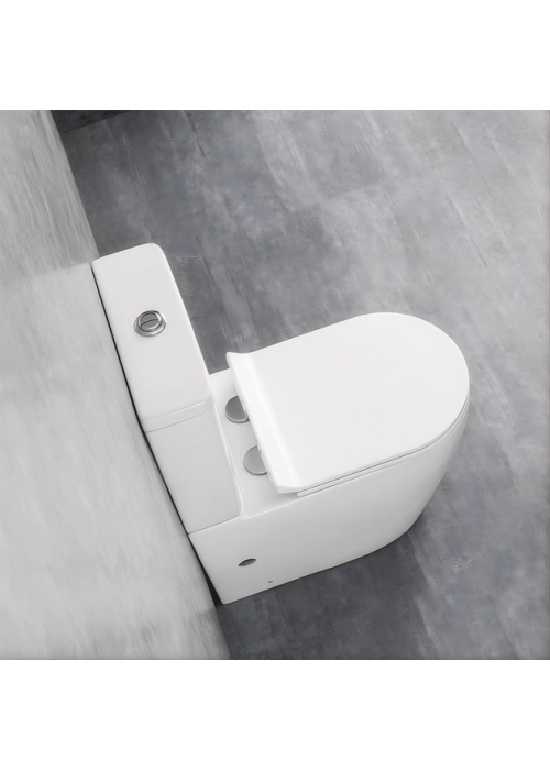 Унітаз компакт Rosa Alomouc  із сидінням дюропласт soft-close, 1219A