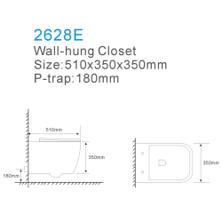 Комплект: Інсталяційна система Grohe Rapid SL + підвісний унітаз Rosa Praha 38772001+2628е