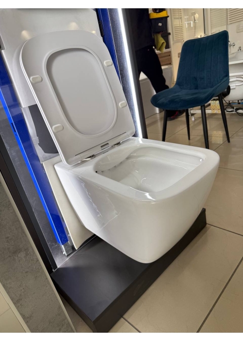 Інсталяція GEBERIT Duofix (458.103.00.1) з підвісним унітазом Rosa Praha rimless. (2628е)