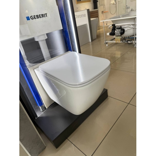 Інсталяція GEBERIT Duofix (458.103.00.1) з підвісним унітазом Rosa Praha rimless. (2628е)