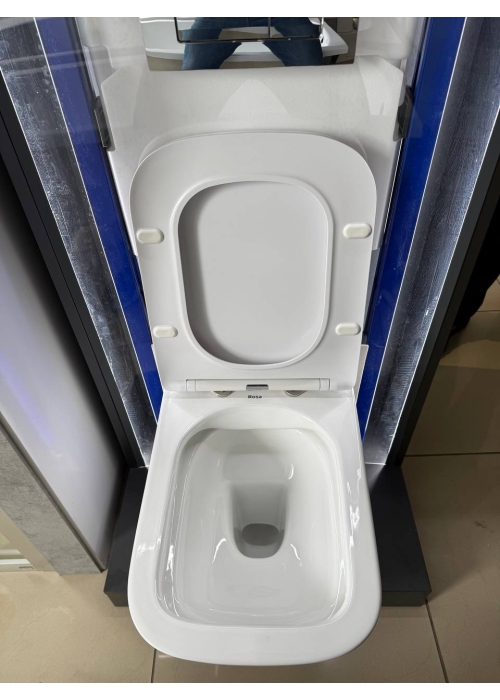 Інсталяція GEBERIT Duofix (458.103.00.1) з підвісним унітазом Rosa Praha rimless. (2628е)