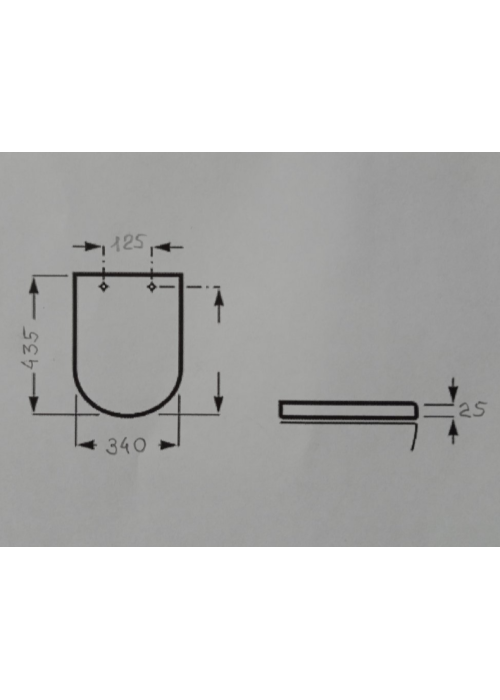 Сидіння для унітазу Rosa Classic з матеріалу Duroplast, антибактеріальне, Soft Close R-1215A-SC