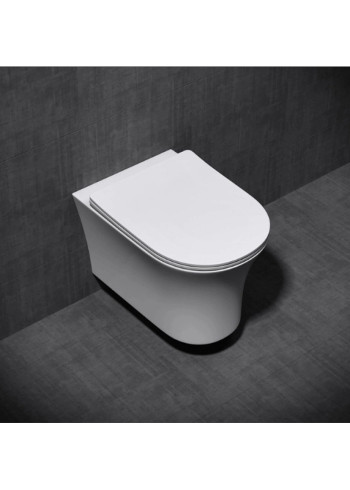 Комплект: Инсталляционная система Grohe Rapid SL 38772001 + Подвесной унитаз Rosa Toch белый с сидением дюропласт soft-close, R-2617E