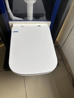 Сидіння для унітазу Rosa Praha матеріалу Duroplast, Soft Close R-2628E