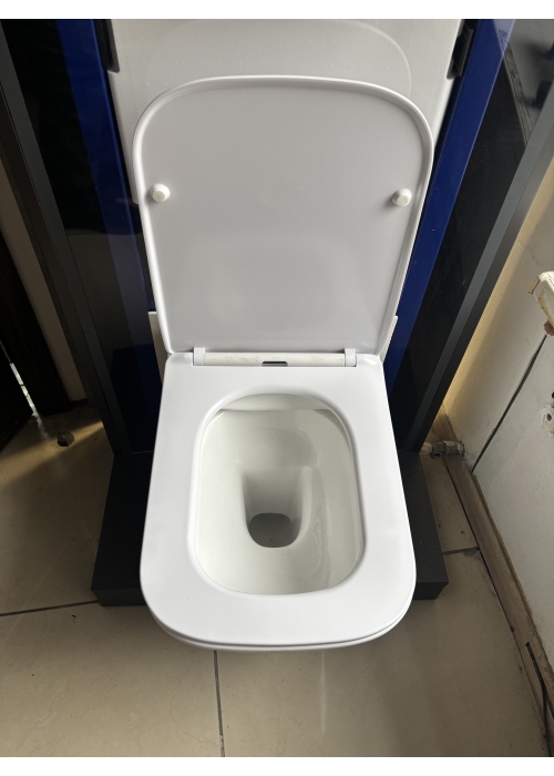 Сиденье для унитаза Rosa Praha материал Duroplast, Soft Close R-2628E