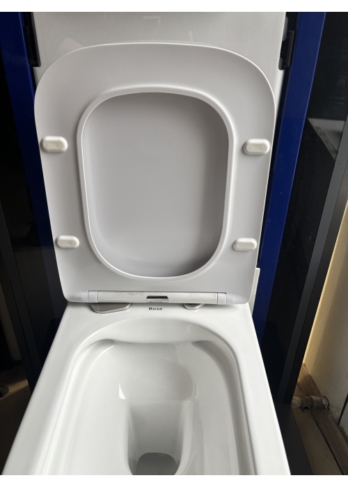 Сиденье для унитаза Rosa Praha материал Duroplast, Soft Close R-2628E