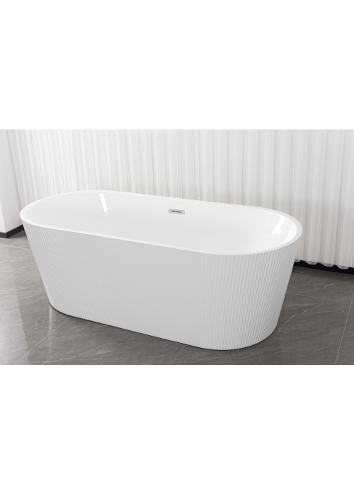 Акрилова Окремостояча ванна  Rosa 170x75x58 MS-03