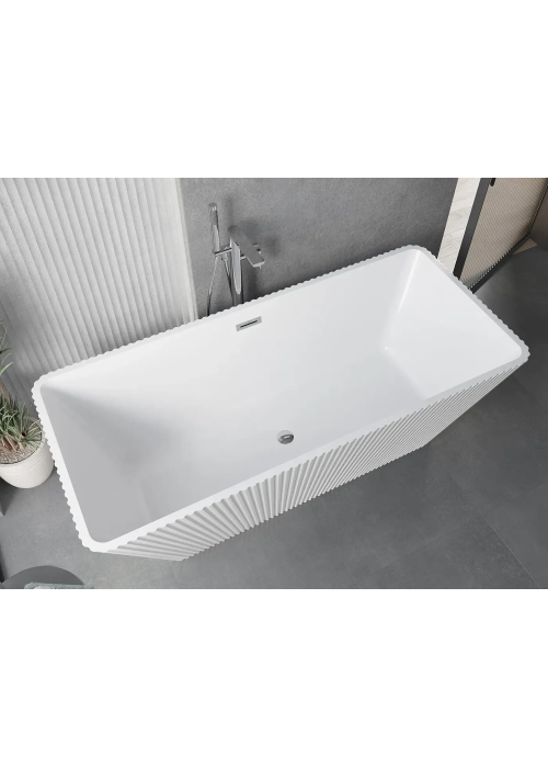Акрилова Окремостояча ванна Rosa 170x75x58 MS-13