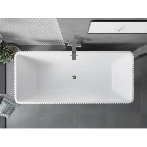 Акрилова Окремостояча ванна Rosa 170x75x58 MS-13