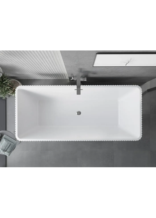 Акрилова Окремостояча ванна Rosa 170x75x58 MS-13