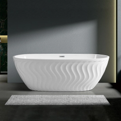 Акрилова Окремостояча ванна Rosa 170x80x58 MS-20
