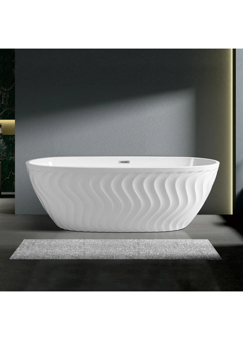 Акрилова Окремостояча ванна Rosa 170x80x58 MS-20