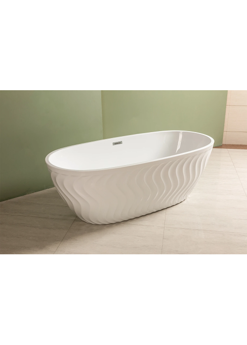 Акрилова Окремостояча ванна Rosa 170x80x58 MS-20