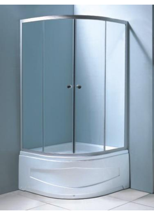 Душова кабіна Rozzy Jenori Baron 90×90 розсувна з глибоким піддоном, 90RZ014 фабрик