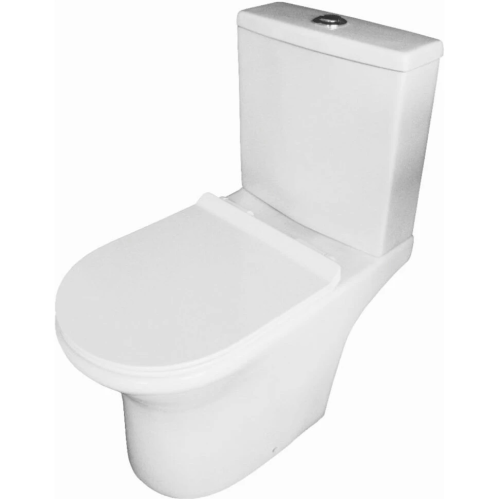 Унітаз безободковий RJ Feel Компакт, з сидінням RJCE13003