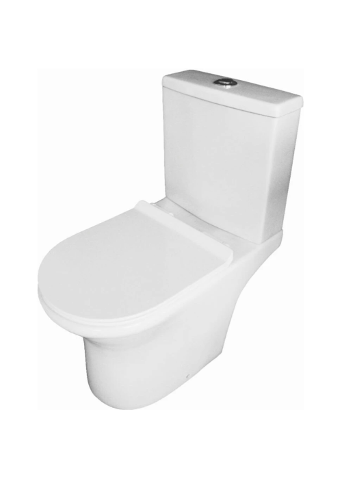 Унітаз безободковий RJ Feel Компакт, з сидінням RJCE13003