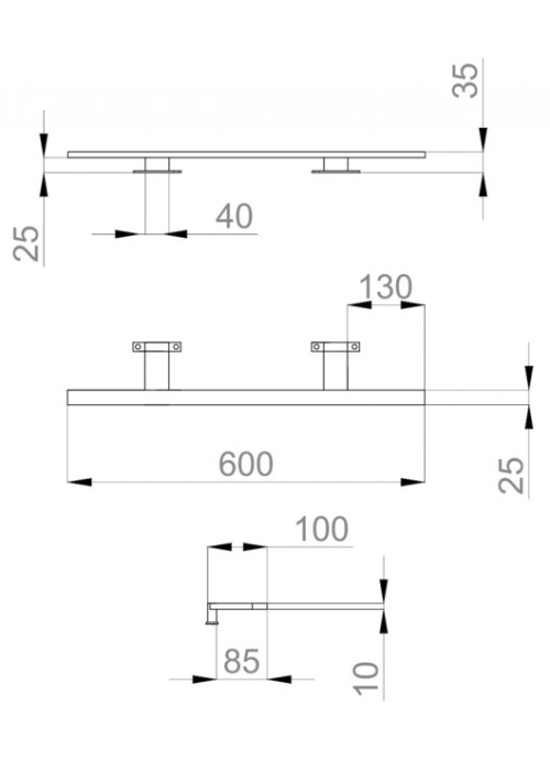 Світильник Sanwerk LED "SMART" PL 60 см LV0000108