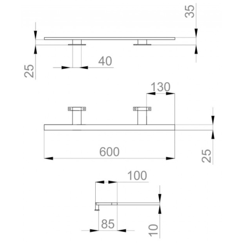 Світильник Sanwerk LED "SMART" AL 60 см LV0000114