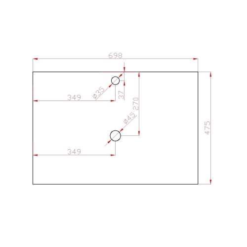 Тумба SANWEST GROUP Velma 70 біла +стільниця біла+чаша Адель, 2135531012