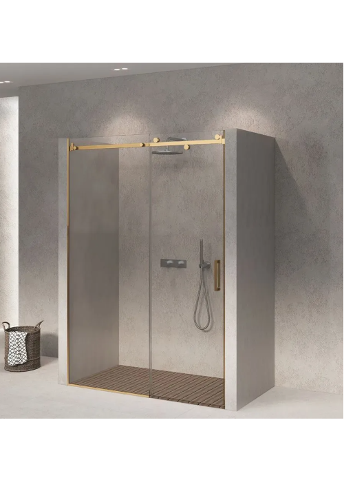 Душові двері Studio Glass STENLI Gold 200x130 см