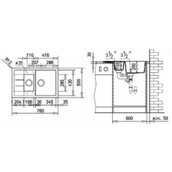 Кухонная мойка Teka ASTRAL 60 B-TG 40143571