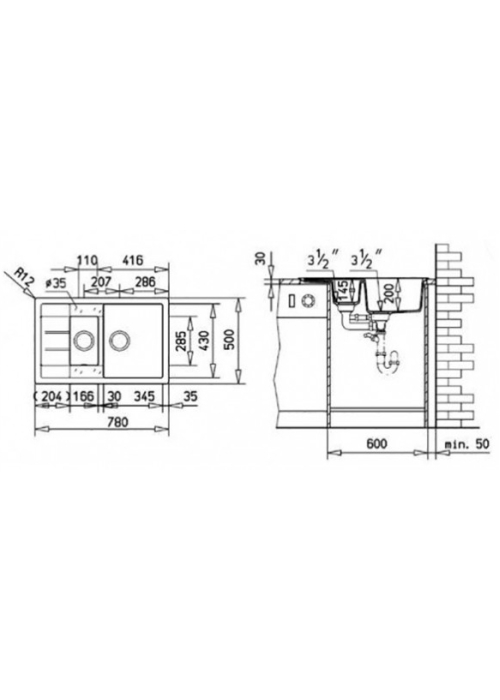 Кухонная мойка Teka ASTRAL 60 B-TG 40143571