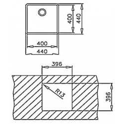 Кухонная мойка Teka BE LINEA RS15 40.40 115000007