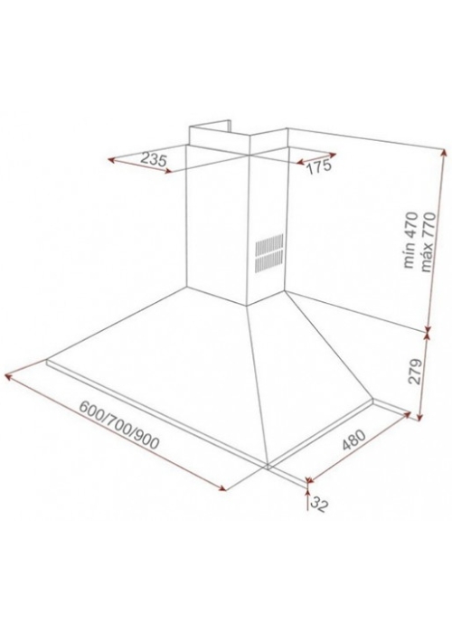 Вытяжка кухонная Teka DBB 60 40460400