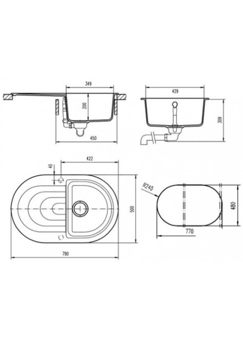 Кухонная мойка Teka PERLA 45 B-TG 40144585