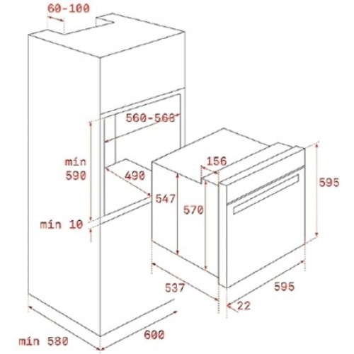 Електрична духова шафа Teka HRB 6300 AT 111010010