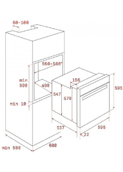 Электрический духовой шкаф Teka HRB 6300 AT 111010010