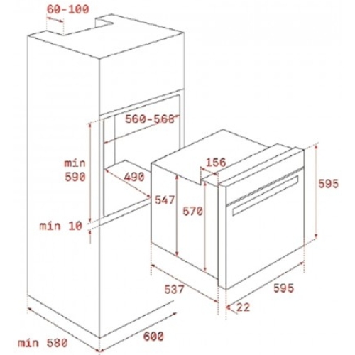 Електрична духова шафа Teka HRB 6300 VN 111010012