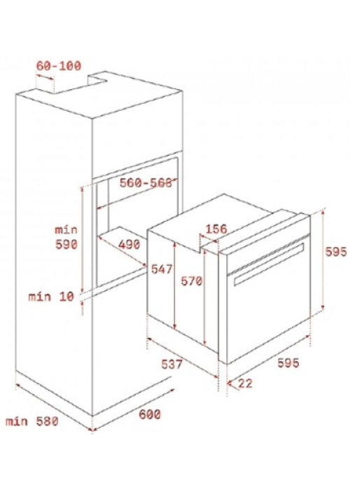 Электрический духовой шкаф Teka HRB 6300 VN 111010012