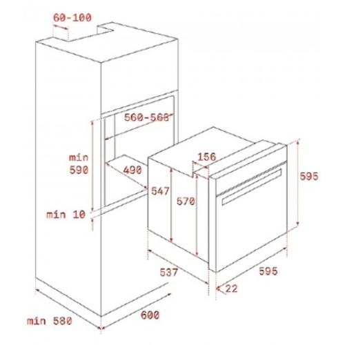 Електрична духова шафа Teka HRB 6400 AT 111010014