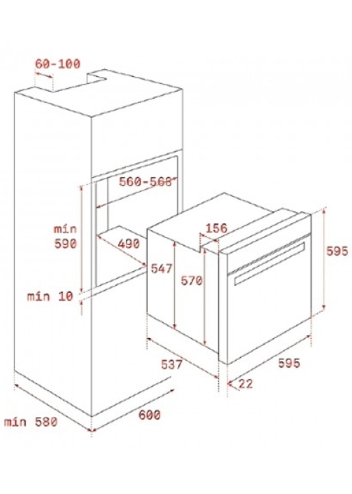 Електрична духова шафа Teka HRB 6400 AT 111010014