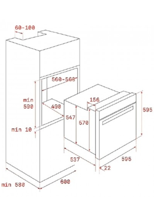 Електрична духова шафа Teka HRB 6400 VN 111010016