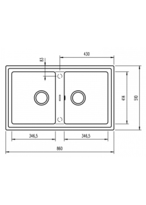 Кухонная мойка Teka STONE 90 B-TG 2B 115260003