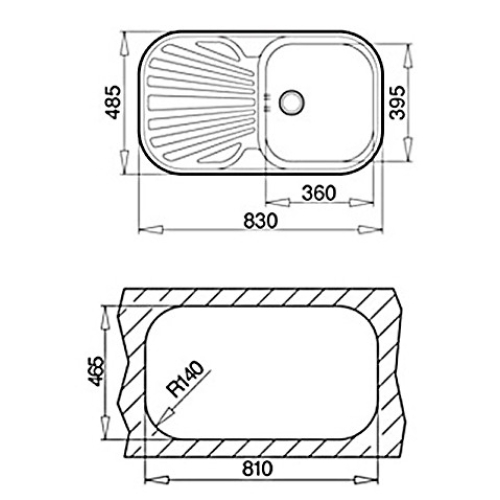 Кухонна мийка Teka STYLO 1B 1D 10107043