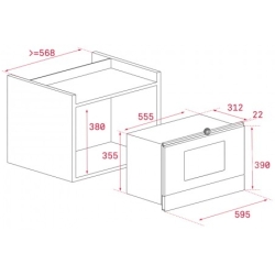 Микроволновая печь встраиваемая Teka MS 622 BIS 40584100