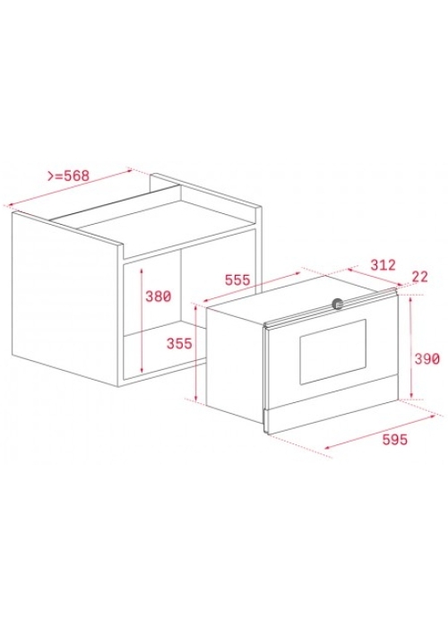 Микроволновая печь встраиваемая Teka MS 622 BIS 40584100