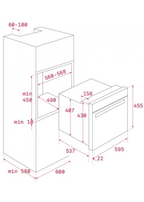 Електрична духова шафа Teka HSC 635 41531030