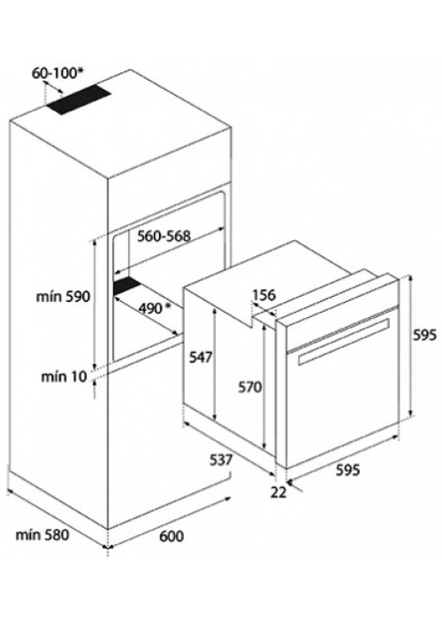 Электрический духовой шкаф Teka HSB 610 41560110