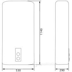 Водонагрівач плоский Thermo Alliance 100 л DT100V20G(PD) (DT100V20GPD)