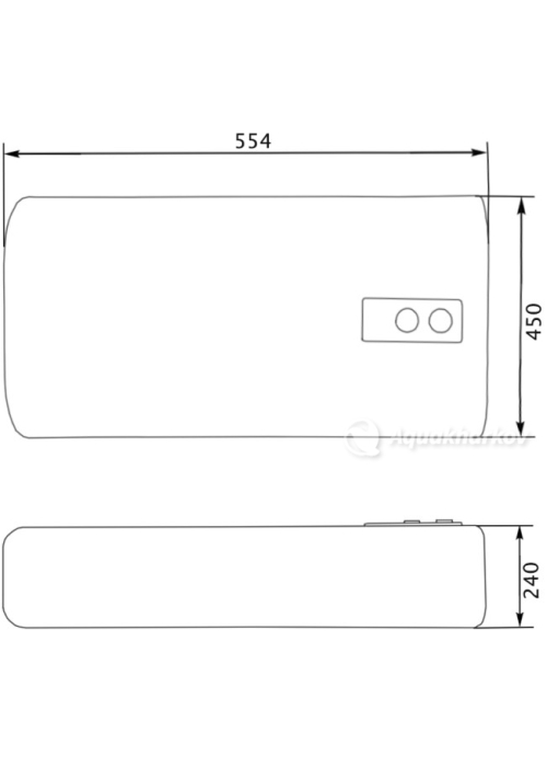 Водонагрівач Thermo Alliance 30 л DT30H20G(PD) (DT30H20GPD)