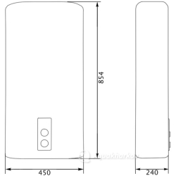 Водонагрівач плоский Thermo Alliance 50 л DT50V20G(PD) (DT50V20GPD)