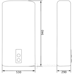 Водонагрівач плоский Thermo Alliance 80 л DT80V20G(PD) (DT80V20GPD)