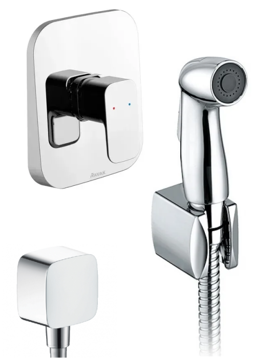 Набор гигиенических душ Ravak TD F, KLUDI BOZZ, Hansgrohe FixFit X070135 + 7304205-00 + 26457000