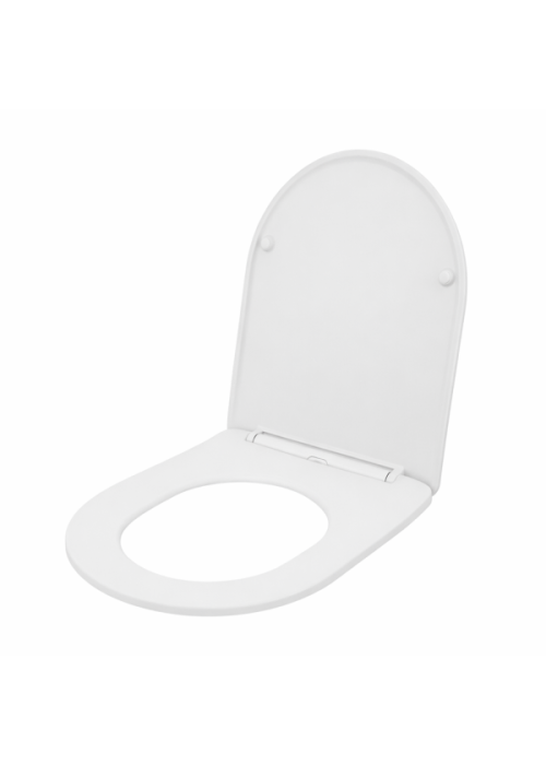Сиденье для унитаза VENTA Flow из материала Duroplast, антибактериальное, Soft Close 112459