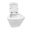 Сиденье для унитаза VENTA Flow из материала Duroplast, антибактериальное, Soft Close 112459